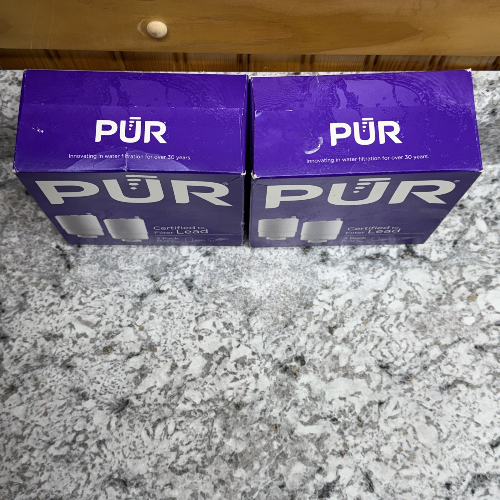 New Sealed Genuine PUR RF-3375 FAUCET FILTER 2 X 2 Packs. 4 Filters