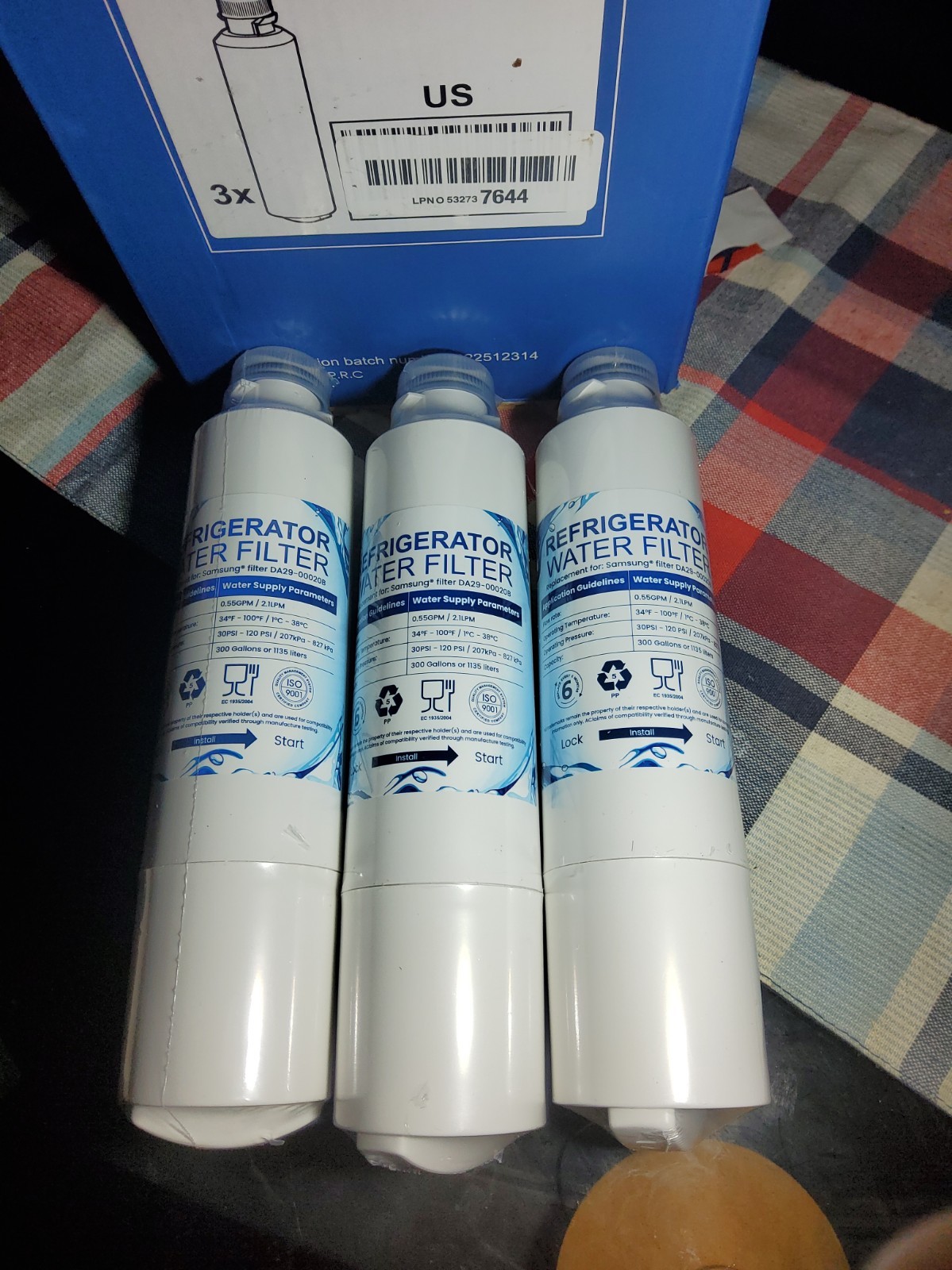 DA29-00020B Replacement for Samsung Water Filter HAF-CIN HAF-CIN,3 Pack Sealed