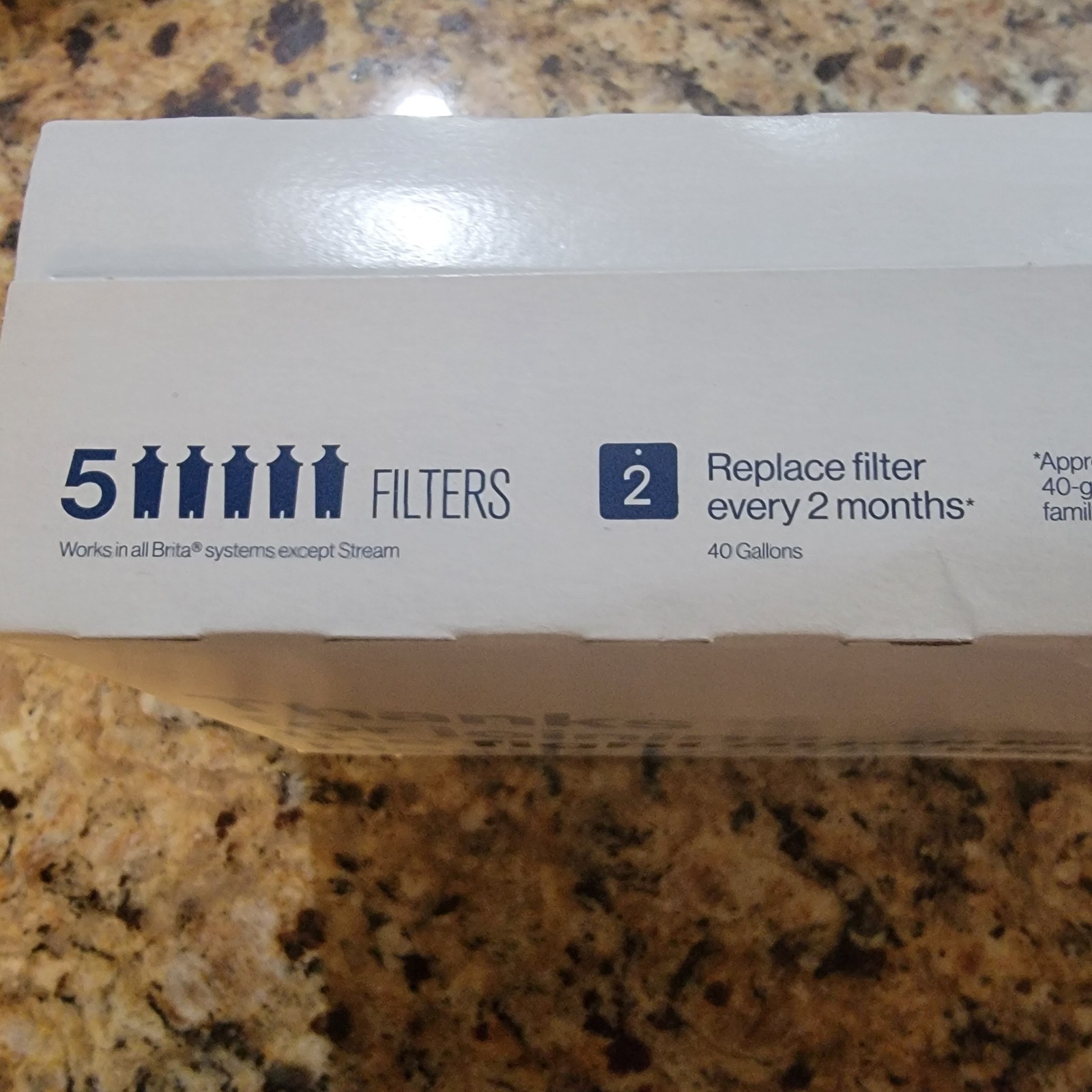 Brita Water Pitcher Filters 5 Pack Genuine OEM Standard – New Sealed