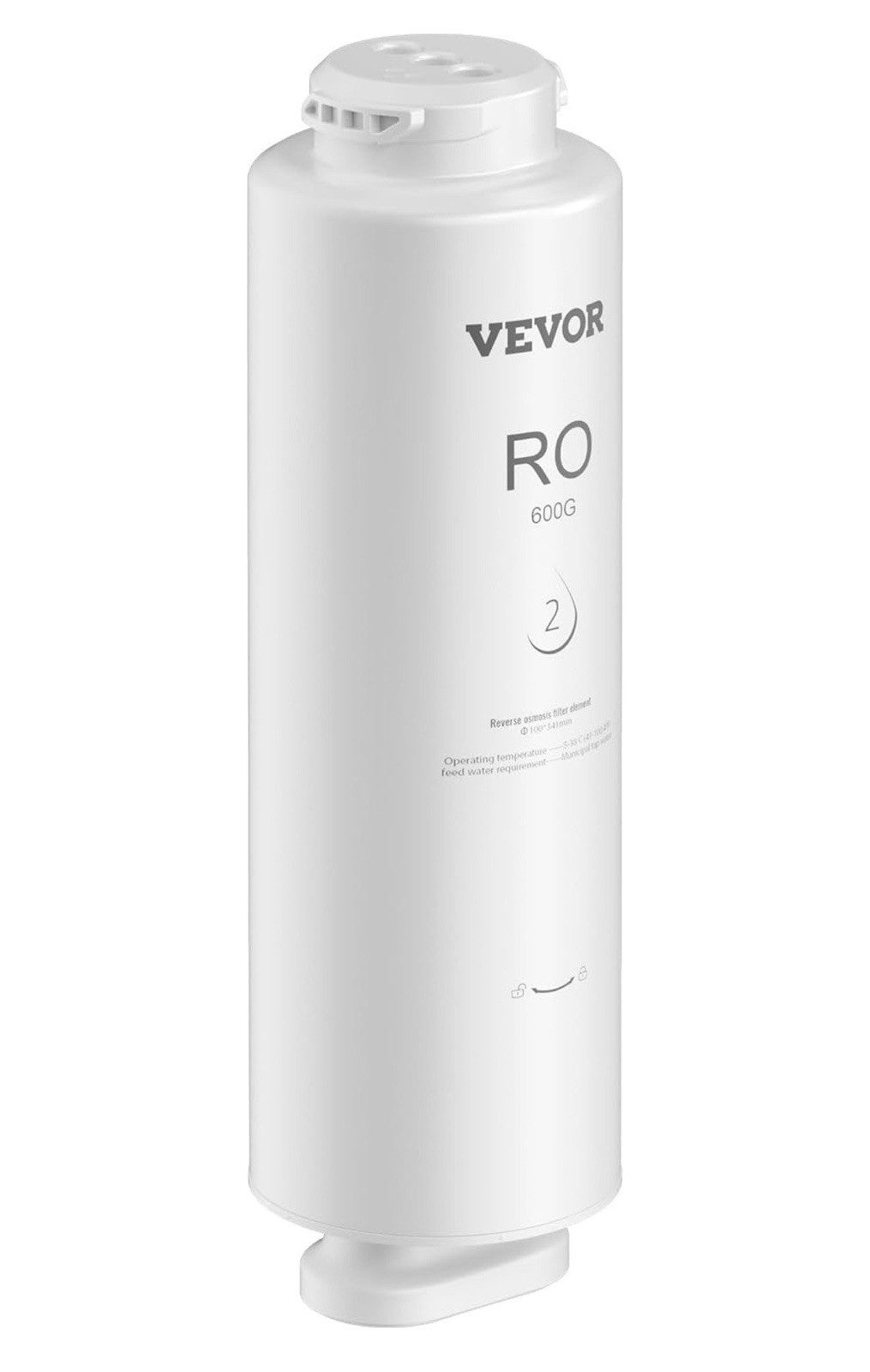 VEVOR Reverse Osmosis Filter,10-Layers RO Water Filter SS-003 600 GPD Under Sink