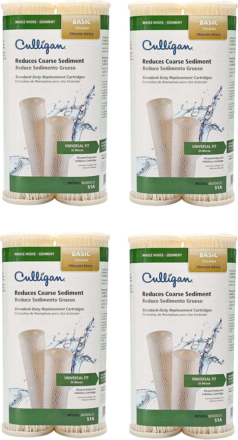 Culligan Level 2 Sediment Replacement Filter Cartridge,16000 gal (8 COUNT/2-PK)