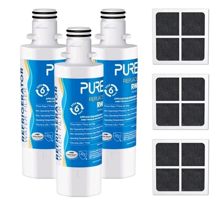 PUREPLUS ADQ747935 Replacement for LG LT1000P LT1000 4700AC 3+3 Water/Air Filter