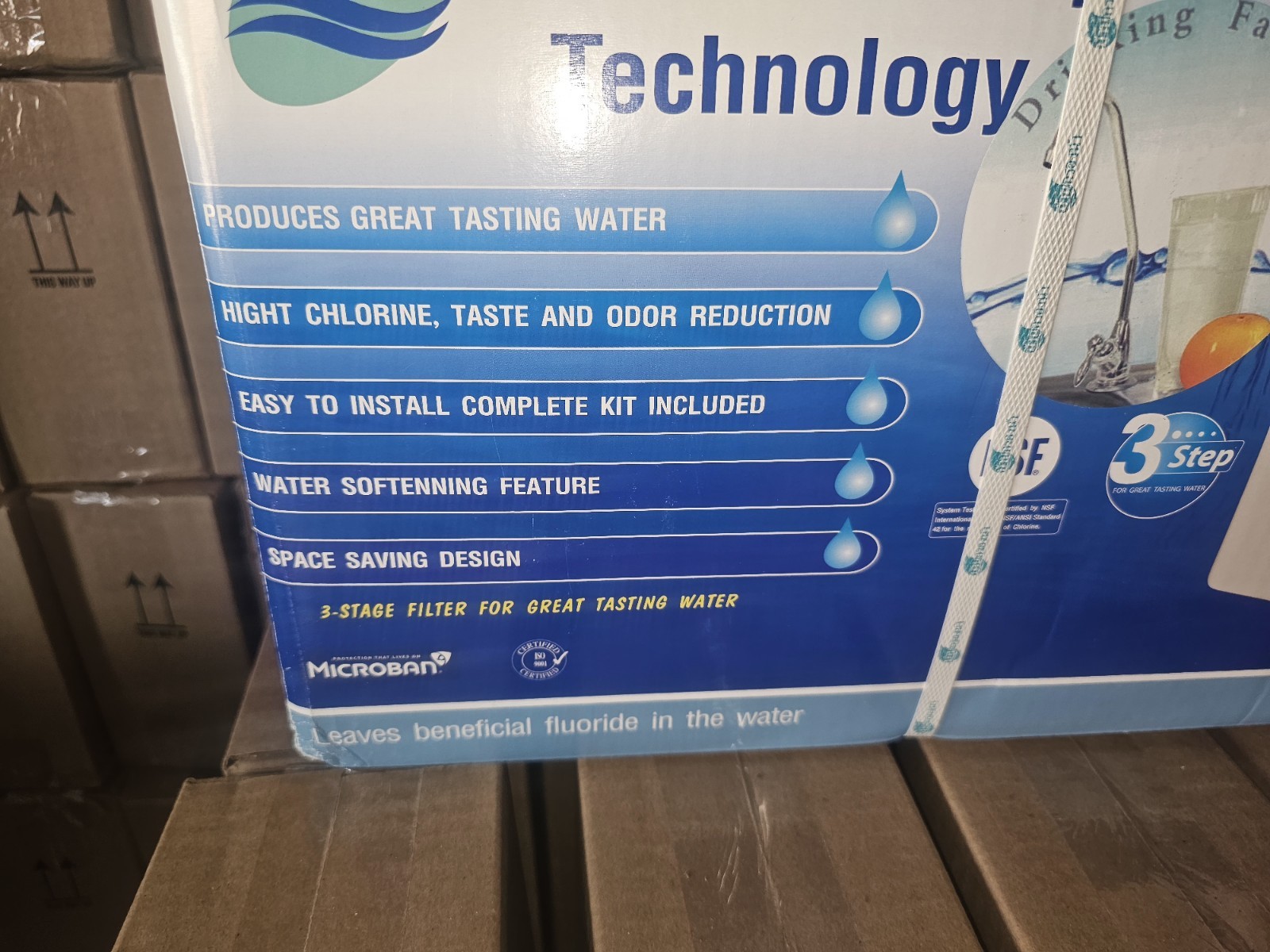 Pure Water Purifying Technology 3 Stage Filter Model kt02 New