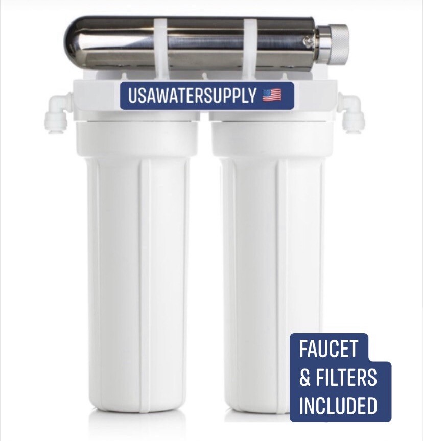 4 – Stage Drinking Water Filter UV Ultraviolet Light Purifier for Bacteria