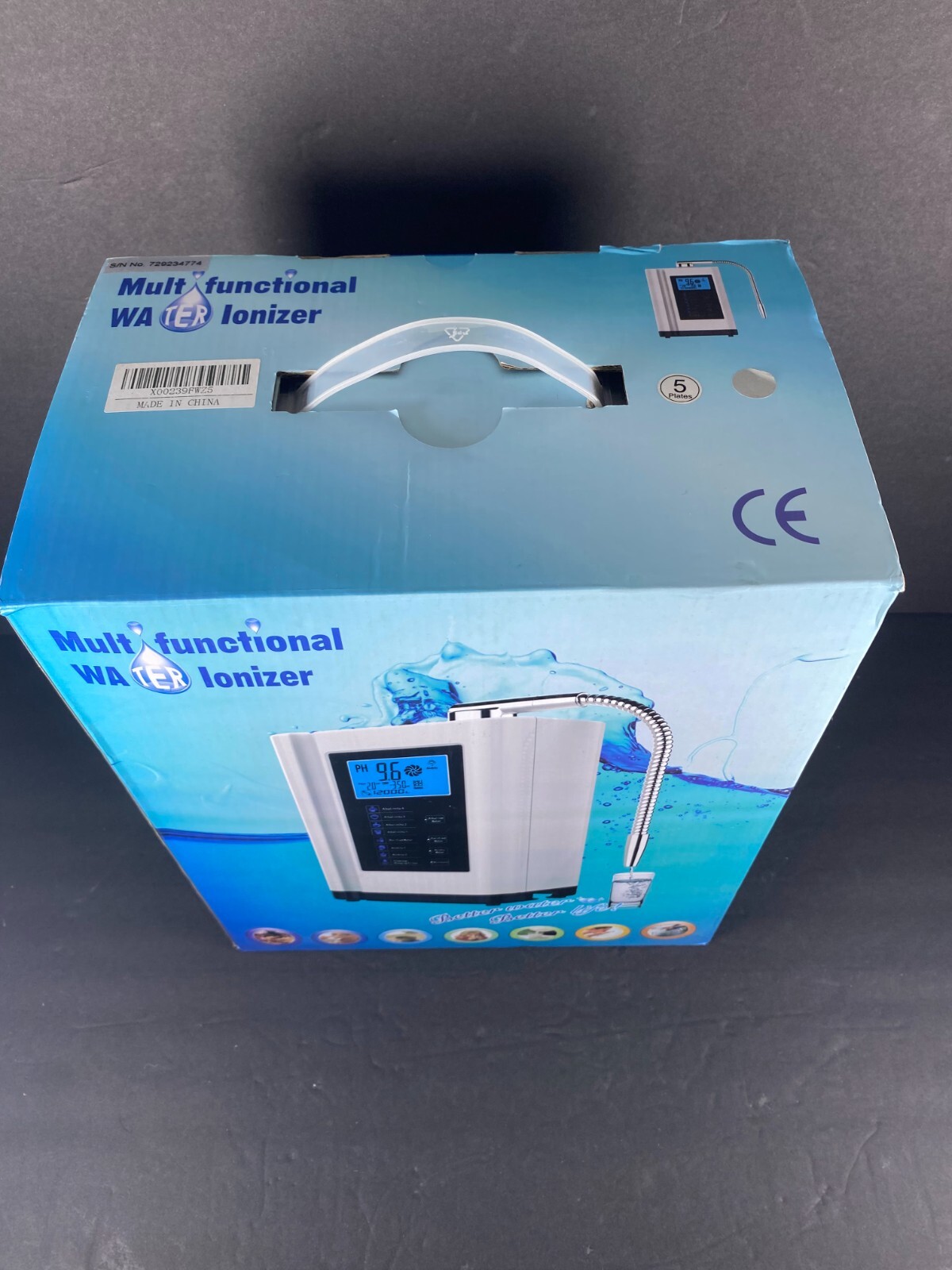 Alkaline Water Ionizer Machine Hydrogen Water Purifier pH4-10.5 Water Filter