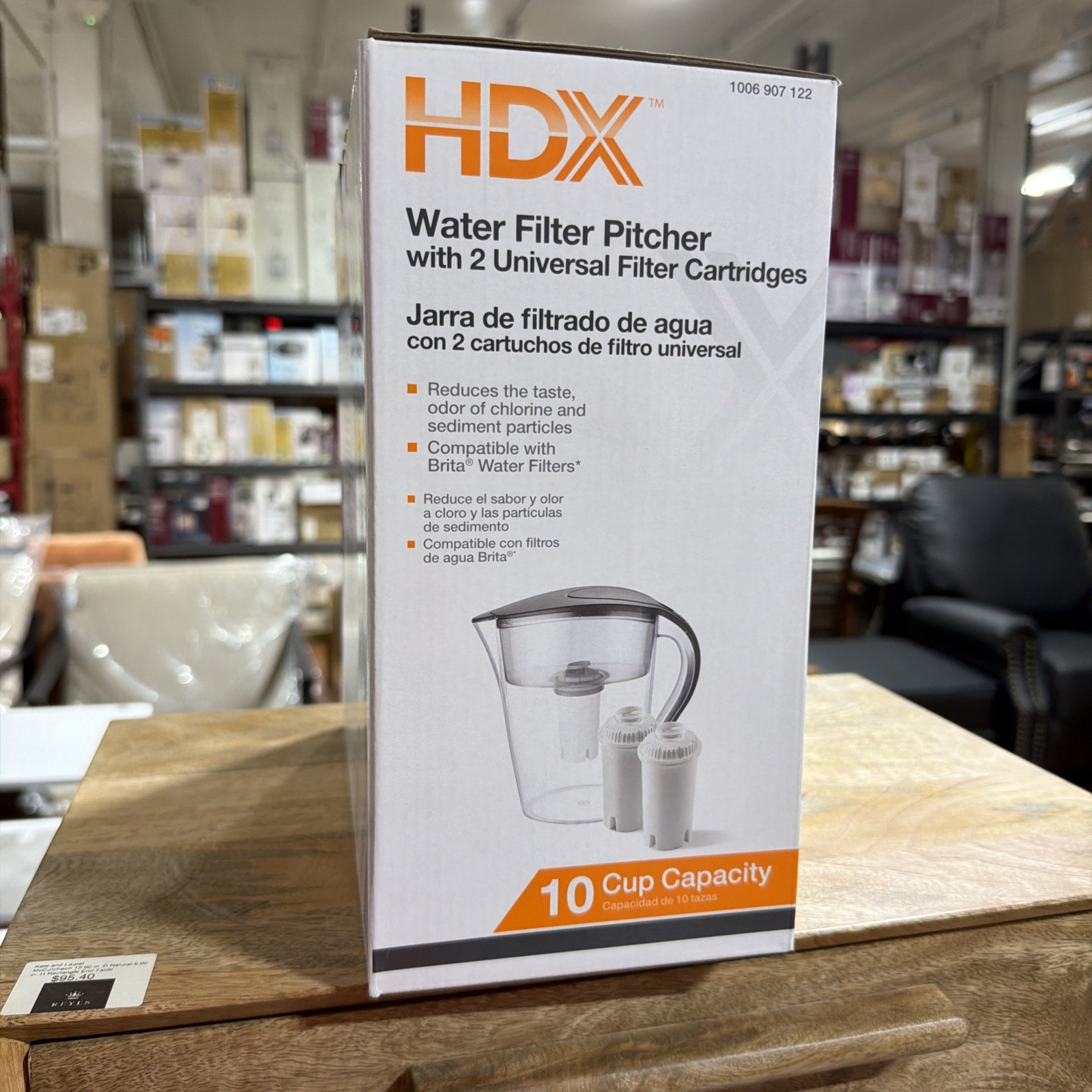 HDX Water Filter Pitcher By With Universal Water Filter Cartridges 2