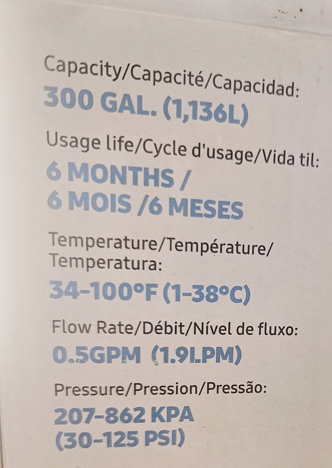 Samsung DA29-00020B HAF-CIN/EXP Refrigerator Water Filter Replacement Cartridge