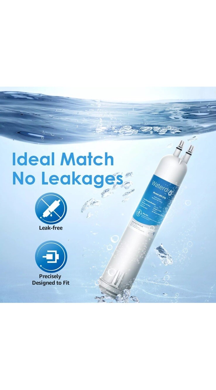 Waterdrop WD-F08 Refrigerator Water Filter, Fits Kenmore 46-9083, 46-90309