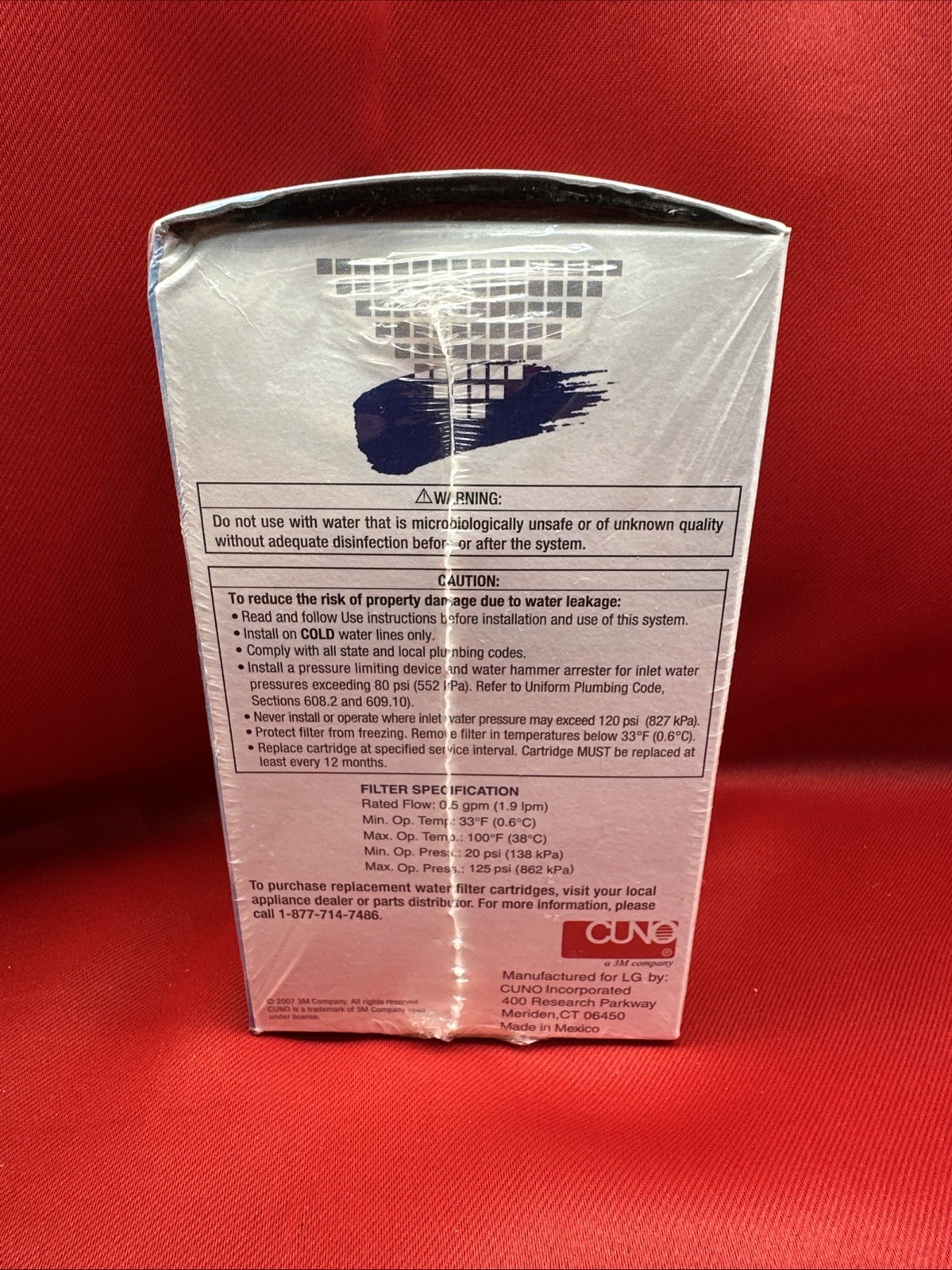 CUNO 5231JA2002A REPLACEMENT CARTRIDGE Refrigerator Water Filter – New Sealed