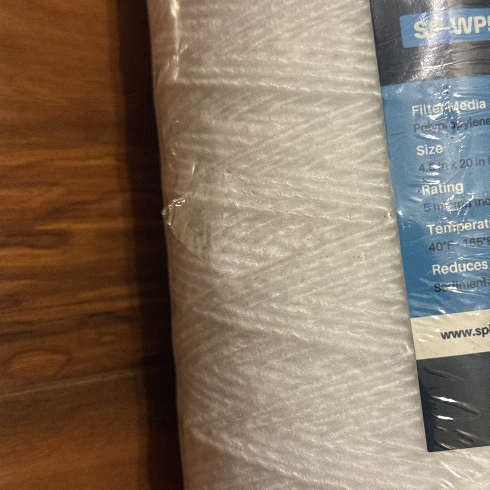 Lot of 2 SpiroPure SP-WP5-20BB 4.5inx 20in 5Micron String Wound Filters
