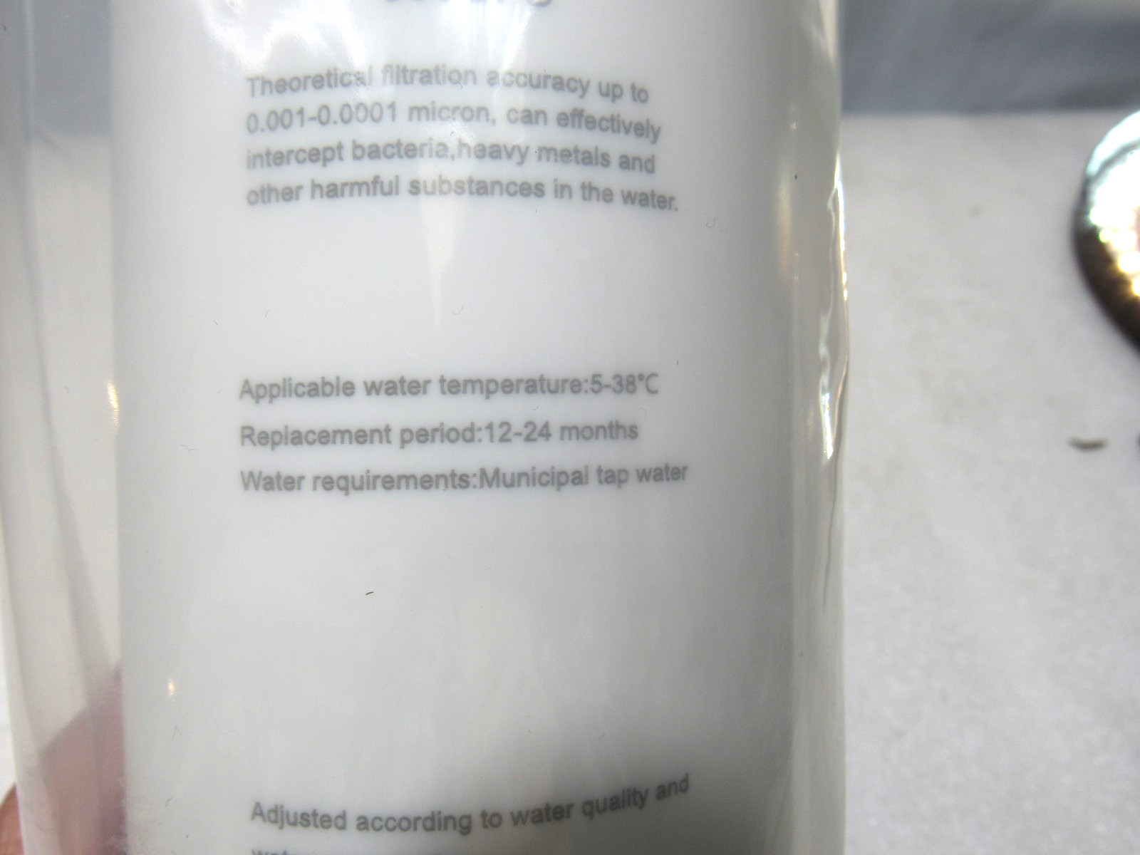 Vortopt RO 600 GPD Water Filter 24-36 Mths Reverse Osmosis Filter System G21J