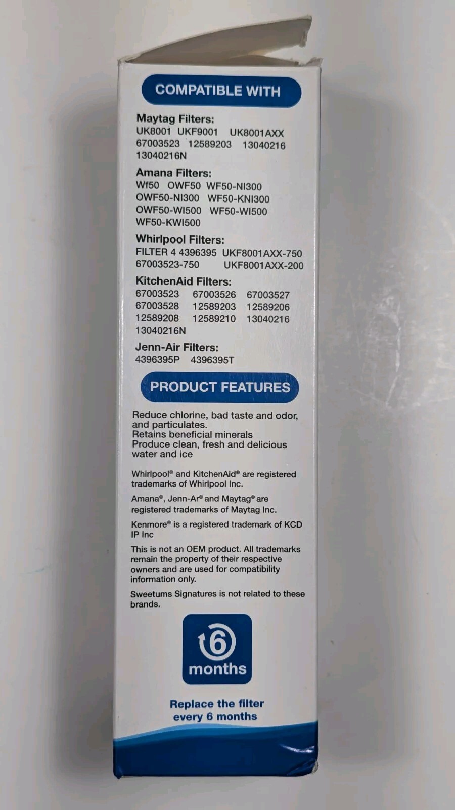 Sweetums Signatures – Filter NO. 4, 46-9084 Replacement (1 Filter) 300 Gallons