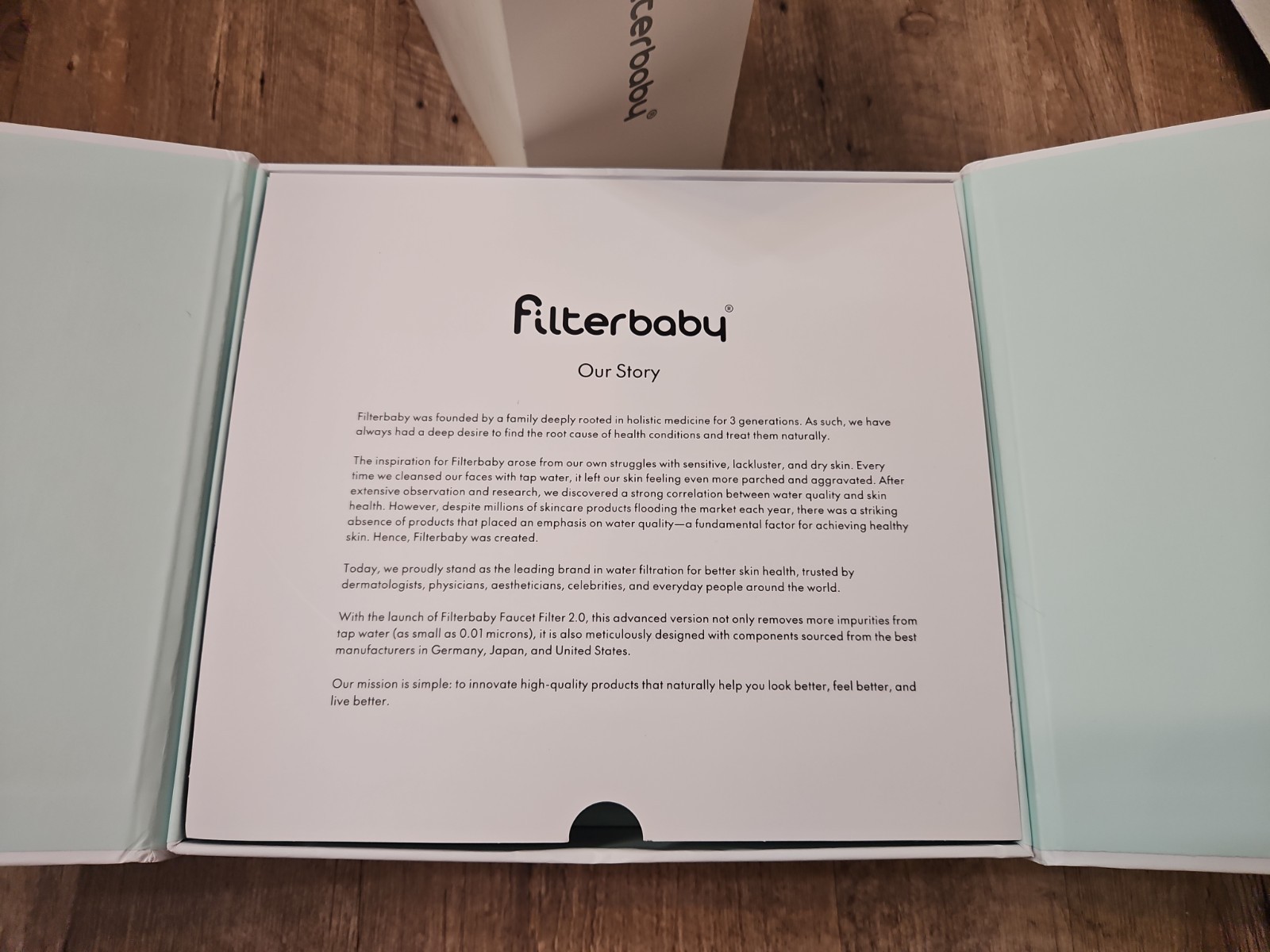 Filterbaby Skincare Filter 2.0 Faucet in Silver NOB New!! Open Box