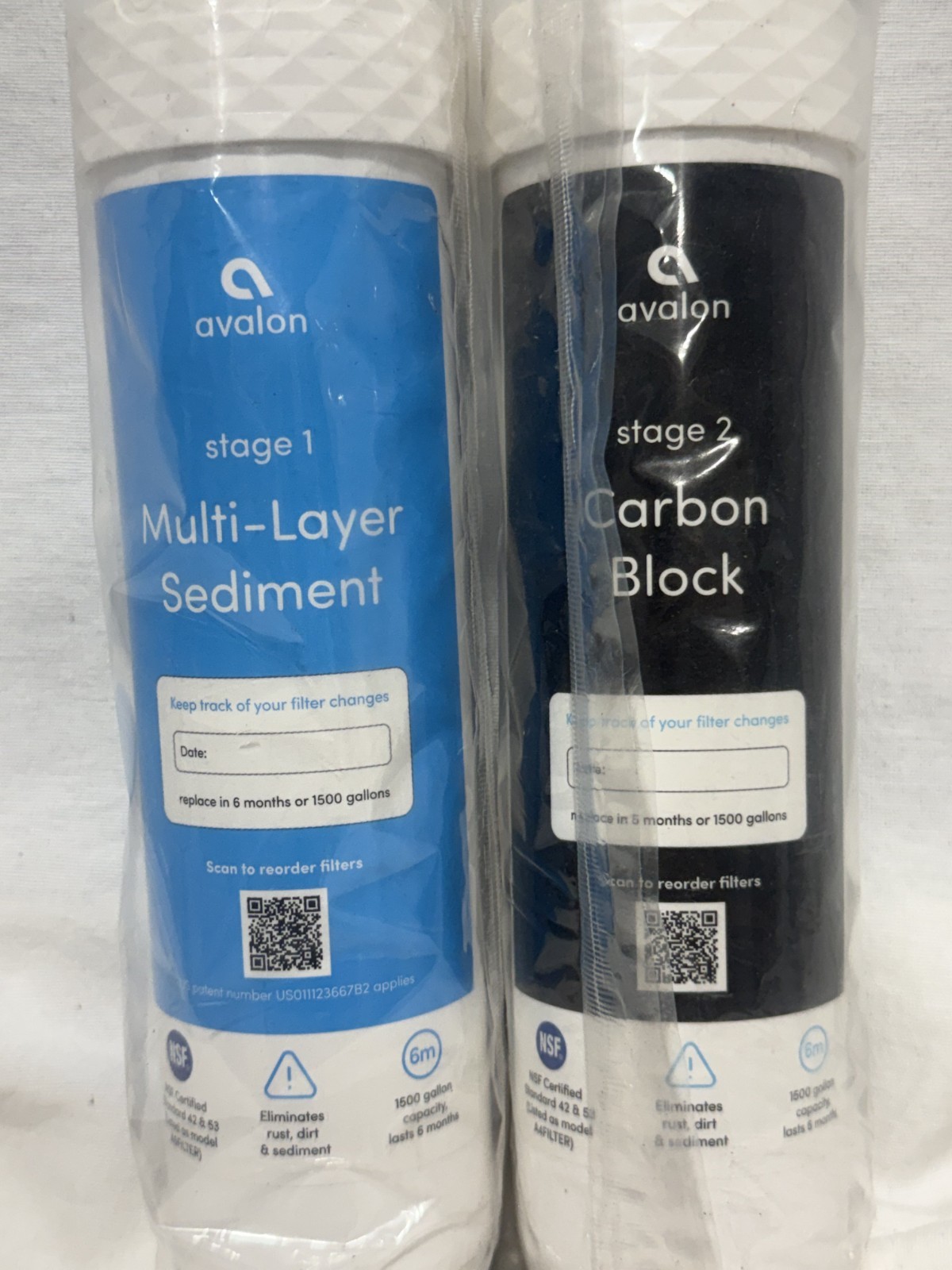 Avalon 2-Stage Replacement Filters Cartridge for Bottleless Water Coolers New