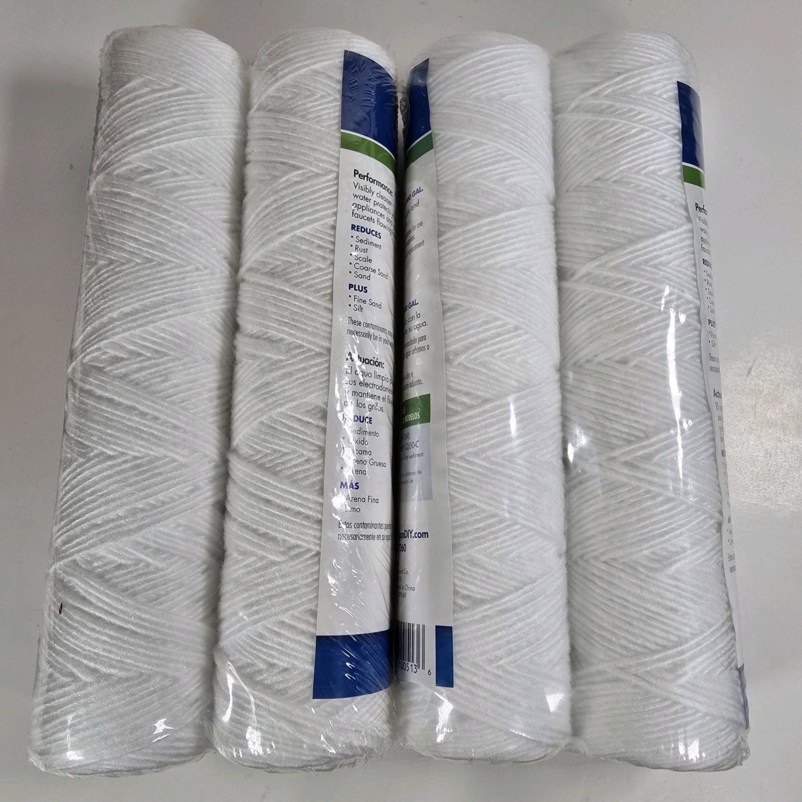 CW-F Whole House Sediment Water Filter Cartridges Lot of 2 Two Packs 10 Micron