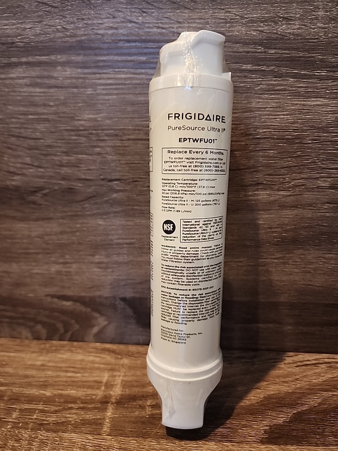 NEW Frigidaire EPTWFU01 Pure Source Ultra II Refrigerator Water Filter