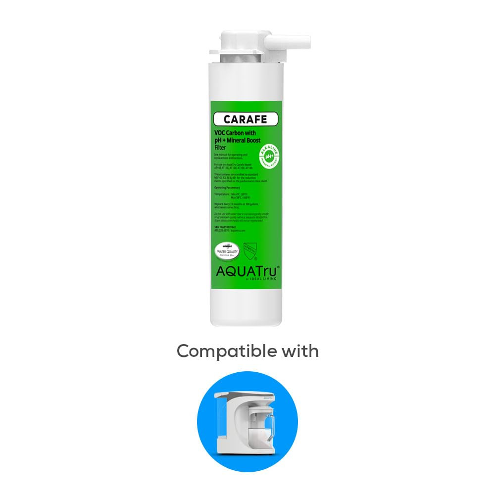 Aquatru VOC Replacement Filter Ph+ Mineral Boost for Aquatru Carafe