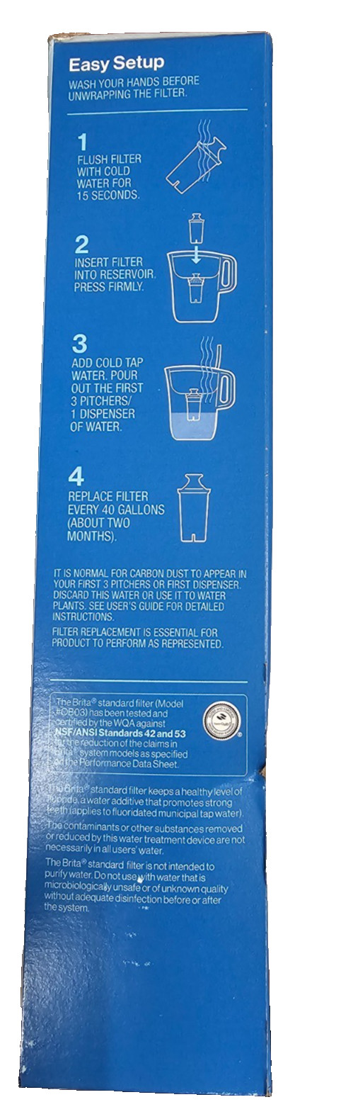 New Brita Replacement Water Filters, 10-pack