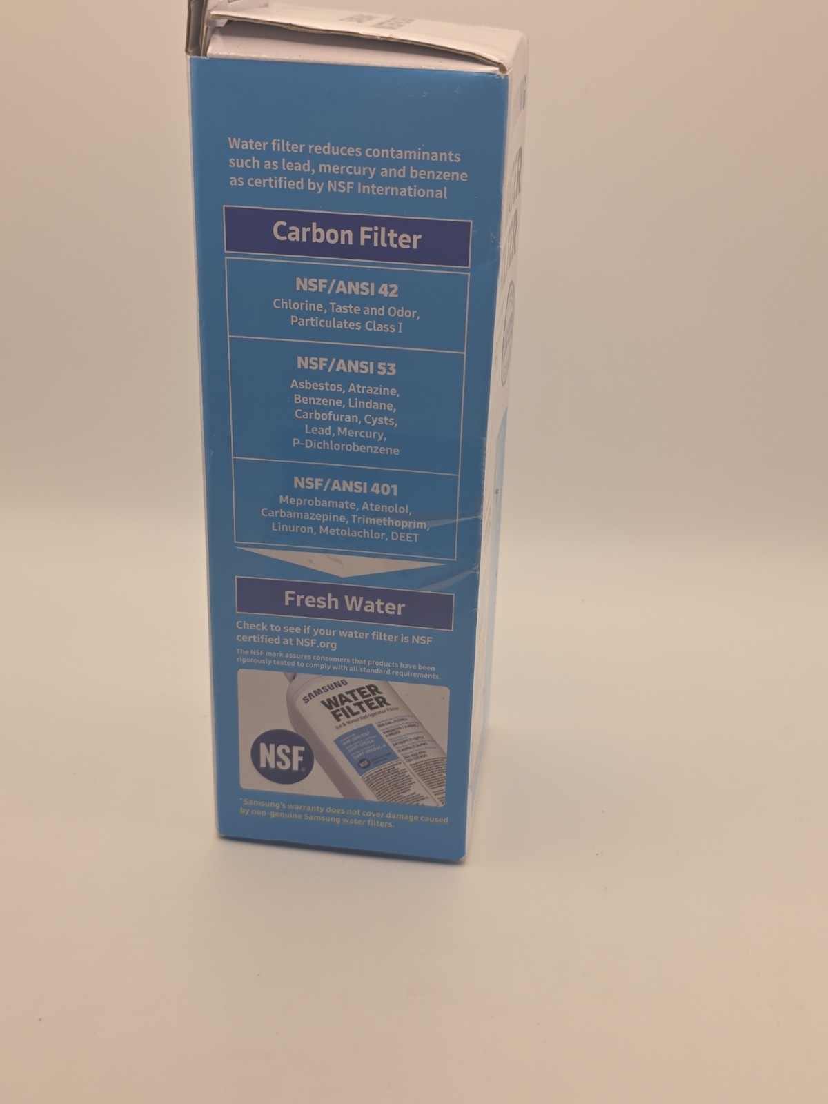 Samsung HAF-QIN/EXP Genuine Refrigerator Water Filter, Reduces 99% of Harmful…