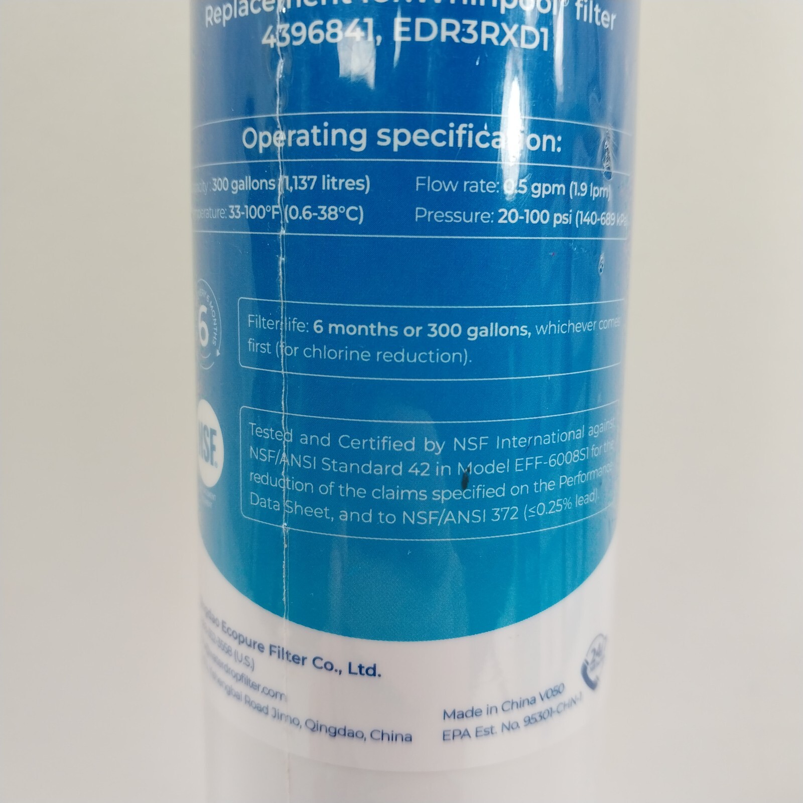 Waterdrop WD-F08 Water Filter Fits Kenmore 46-9083, 46-90309