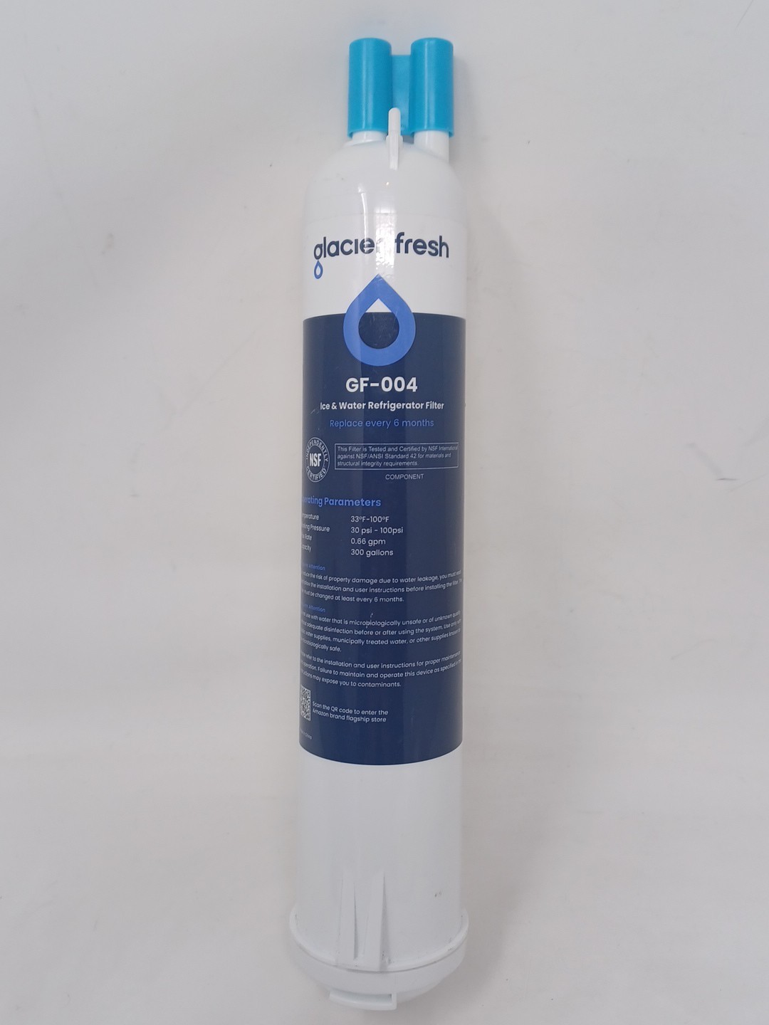 1 Glacier Fresh GF-004 Ice Water Refrigerator Filter 300 gal