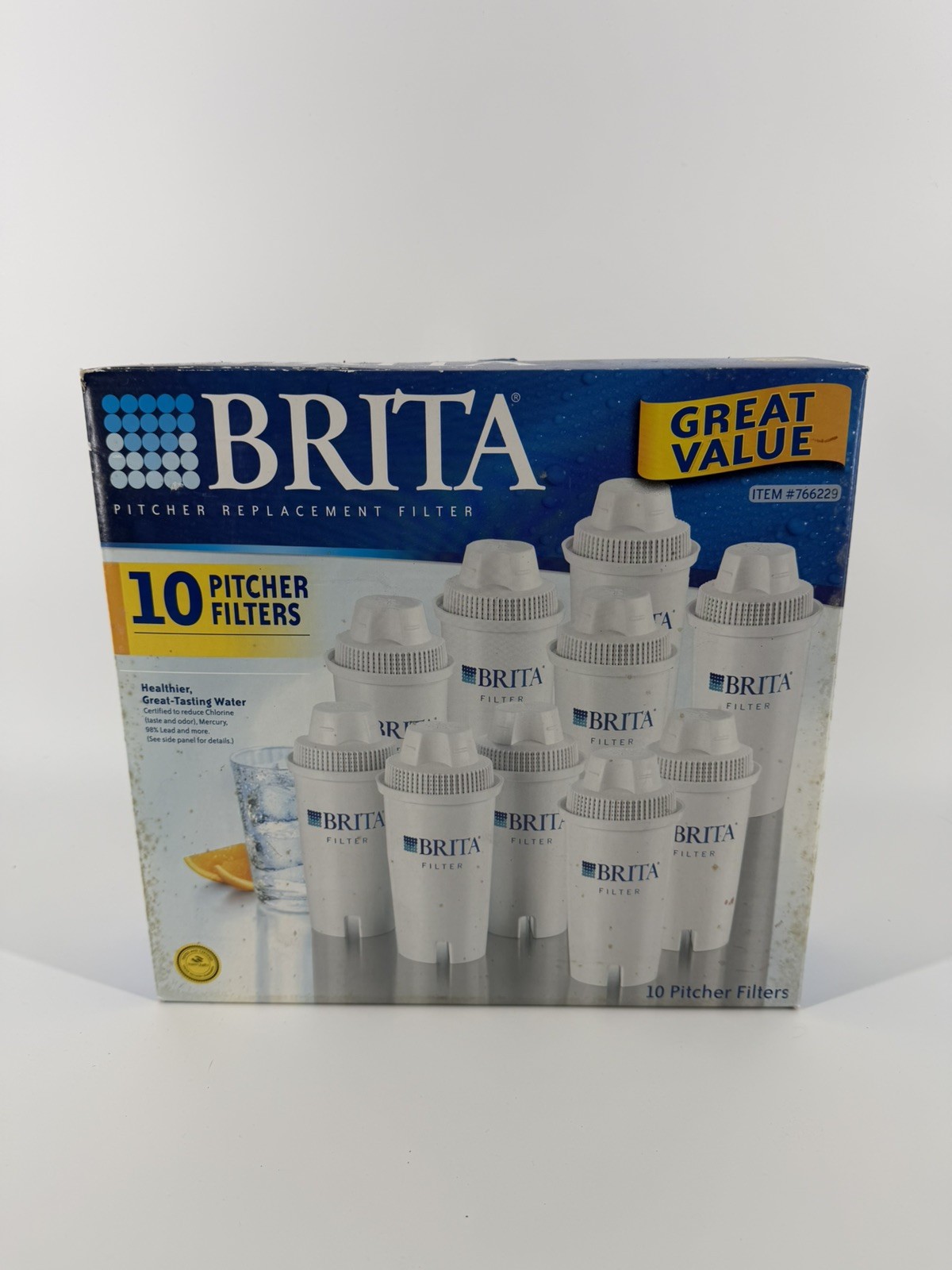 Brita #766229 Pitcher Replacement Filters – 10 Pack