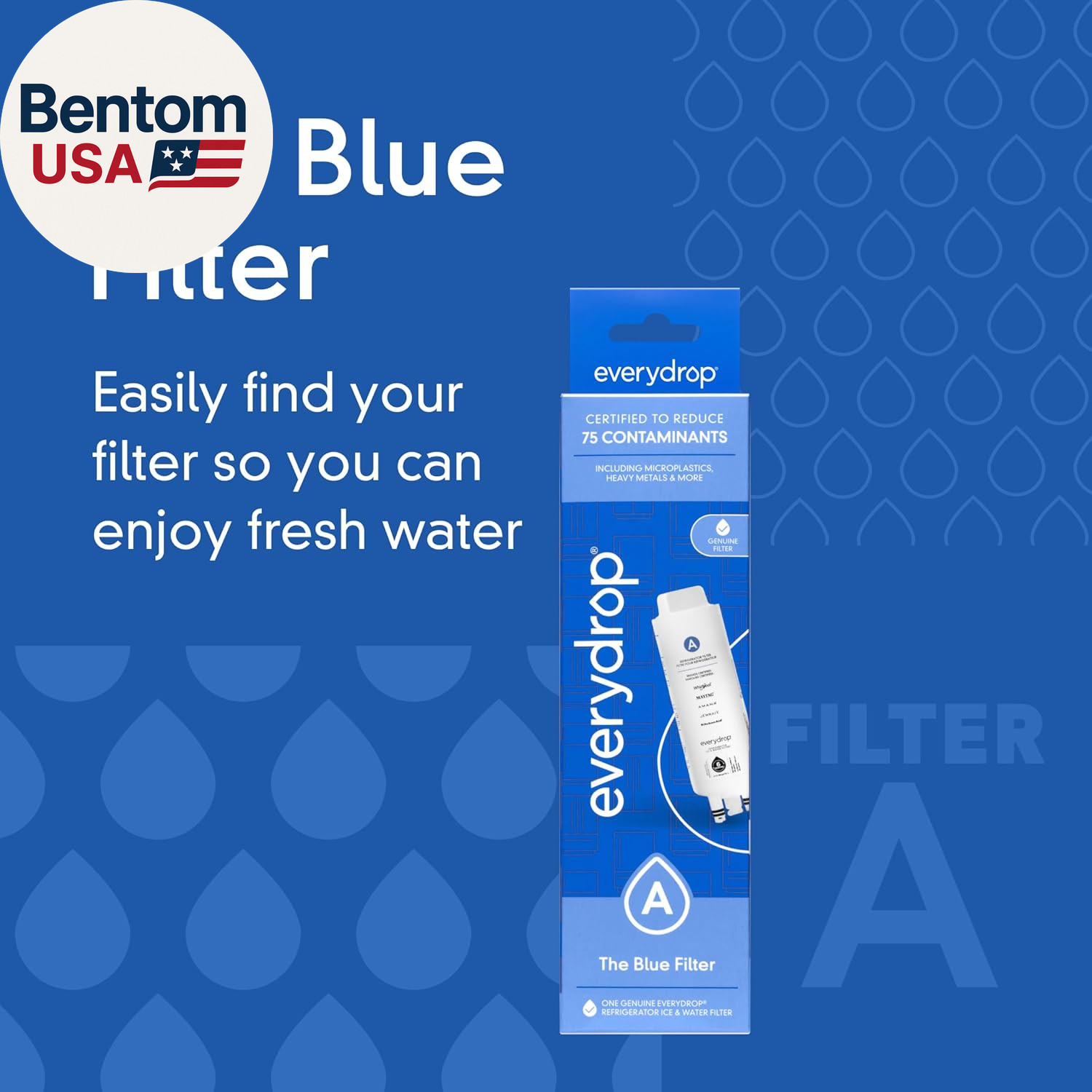 Refrigerator Water Filter a – EDRARXD1, Single-Pack