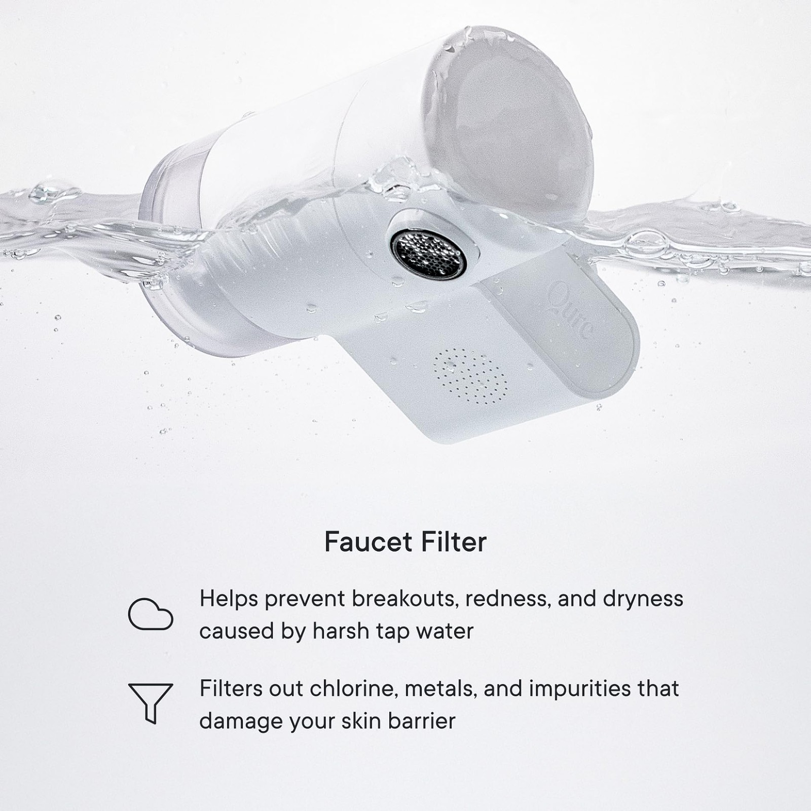 Skincare Bathroom Sink Filter Water Faucet for Skin, Reduces 99% Chlorine and…