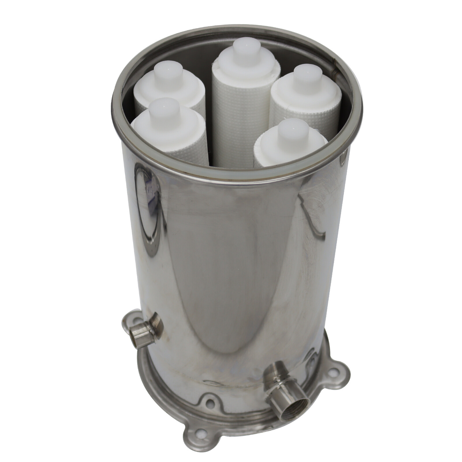 10» PP Cotton Water Filter Stainless Steel DN25 1» Inlet 3-4ton/h Flow Clamp