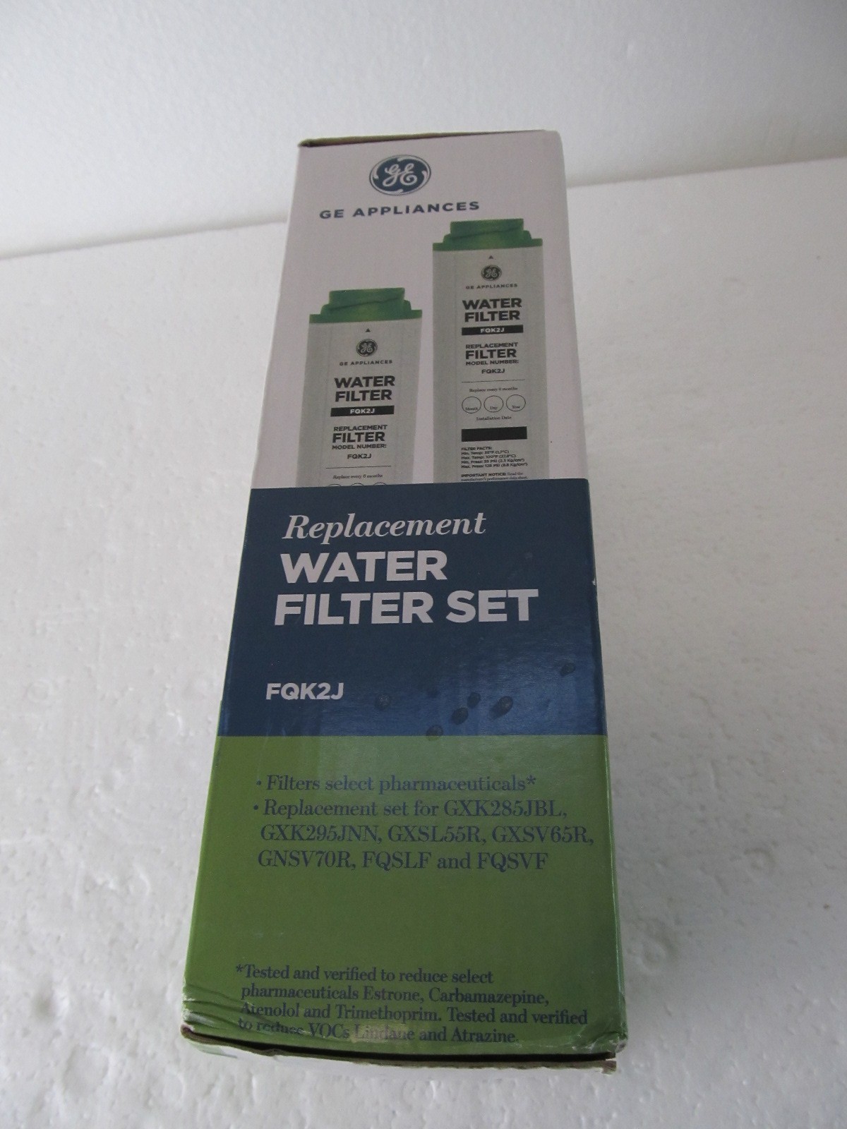 US NEW 2PK GE FQK2J Dual Flow Replacement Under Sink Water Filters C57