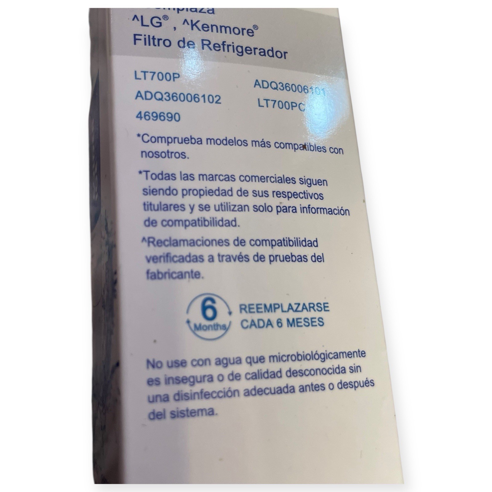Fit For LG LT700P ADQ36006101 RWF1200A Water Filter Air Filter 3 Pack