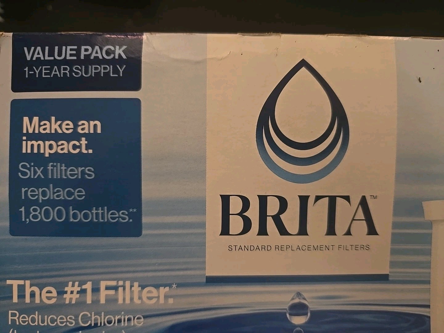 BRITA Standard Water Filter Replacement Filters for Pitchers and Dispensers 6 Pk