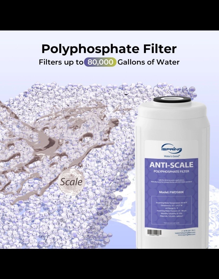 iSpring F3WGB31BKDS Ultimate Filter Pack: Lead, Scale & Hydrogen Sulfide