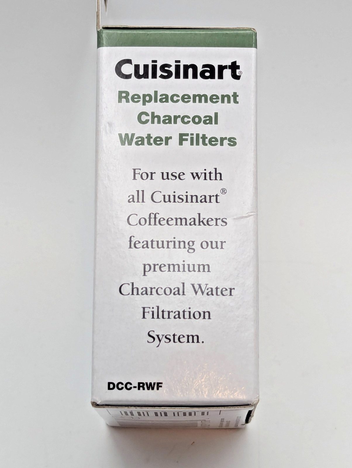 Cuisinart DCC-RWF Replacement Charcoal Water Filters 2 Pack New Sealed