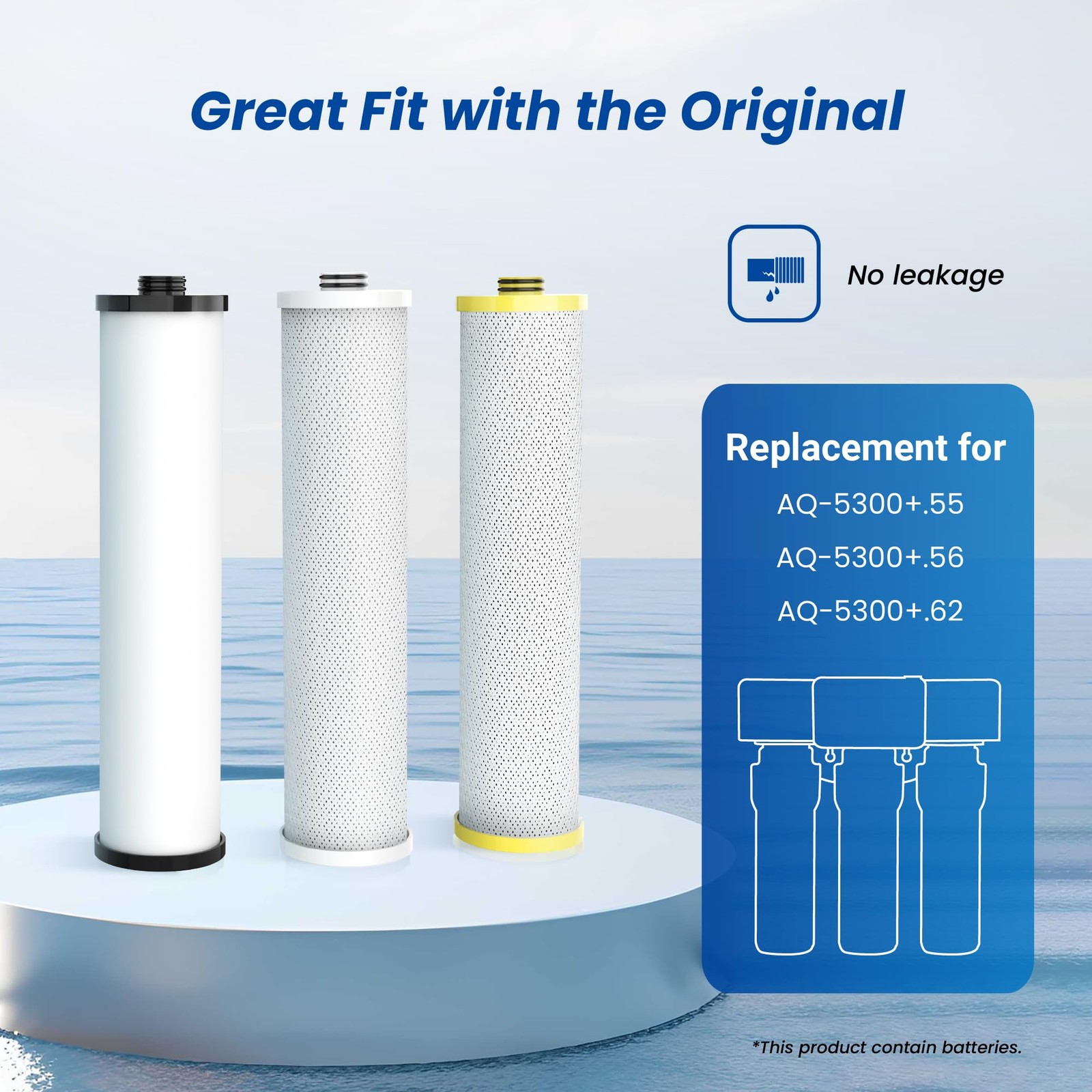 Waterspecialist WS851 Water Filter Replacement for Aquasana® Filter Replaceme…