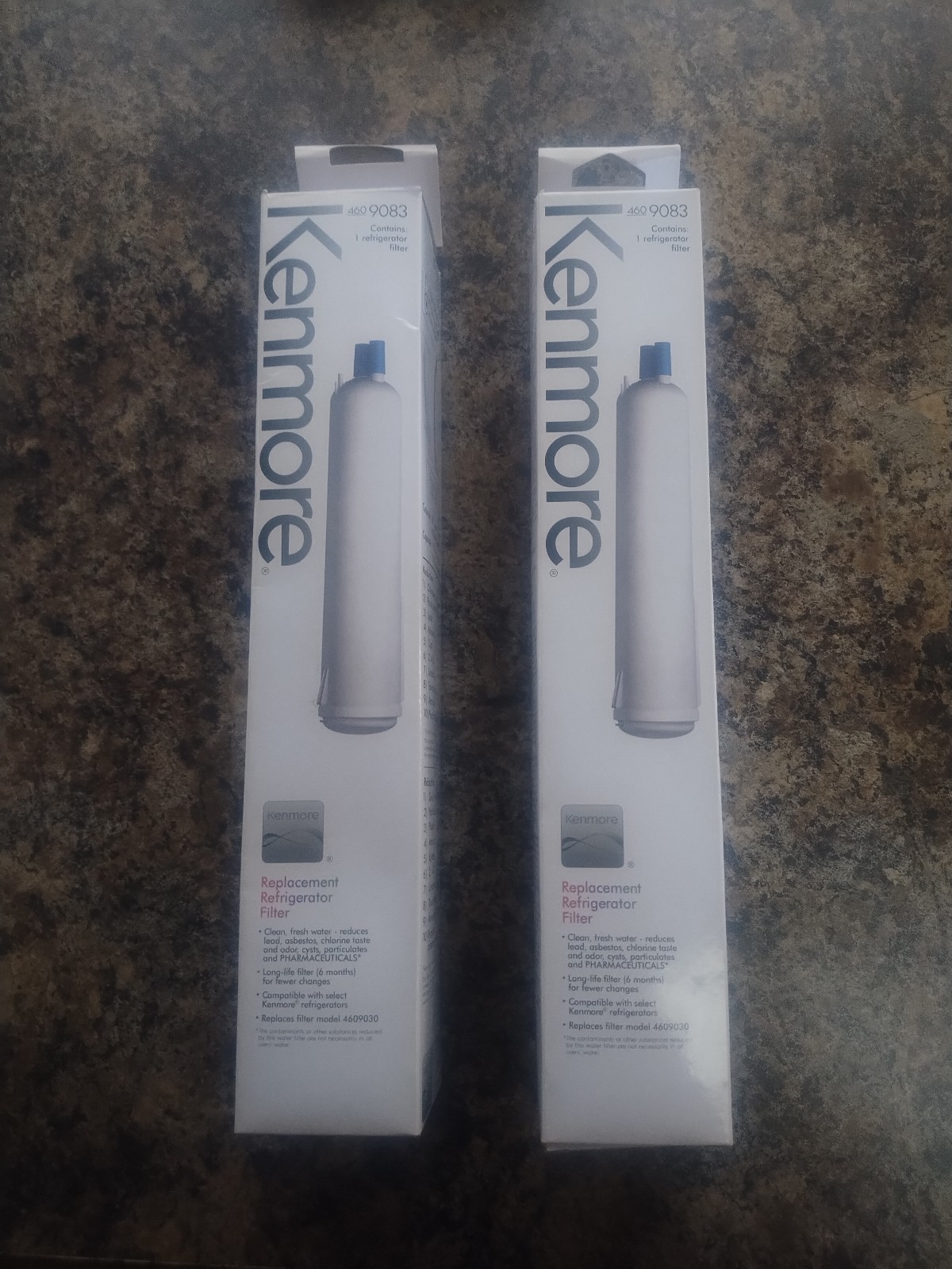 Genuine OEM Lot 2 Kenmore 4609083 Replacement Refrigerator Water Filters 9083