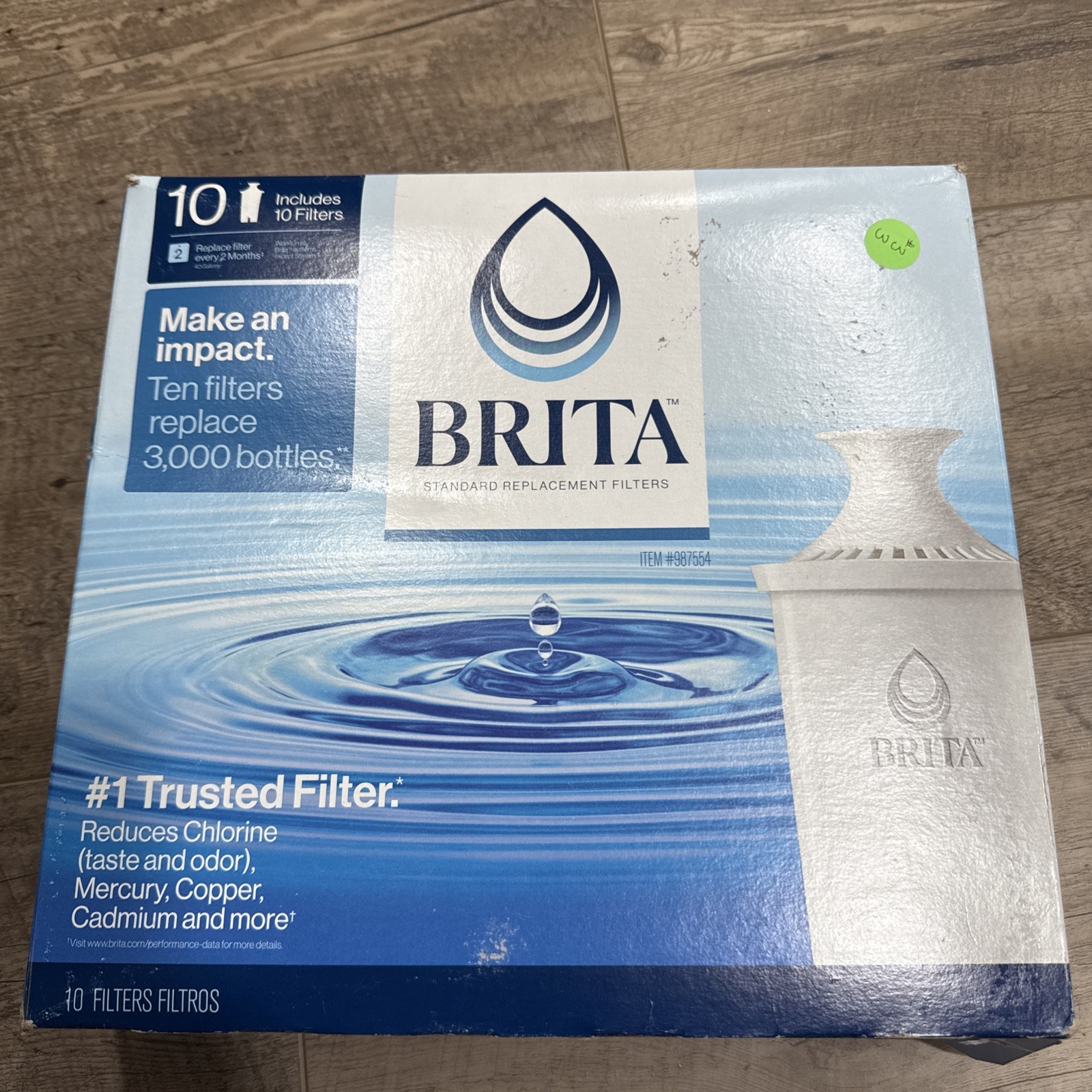 New Brita Replacement Water Filters, 10-pack