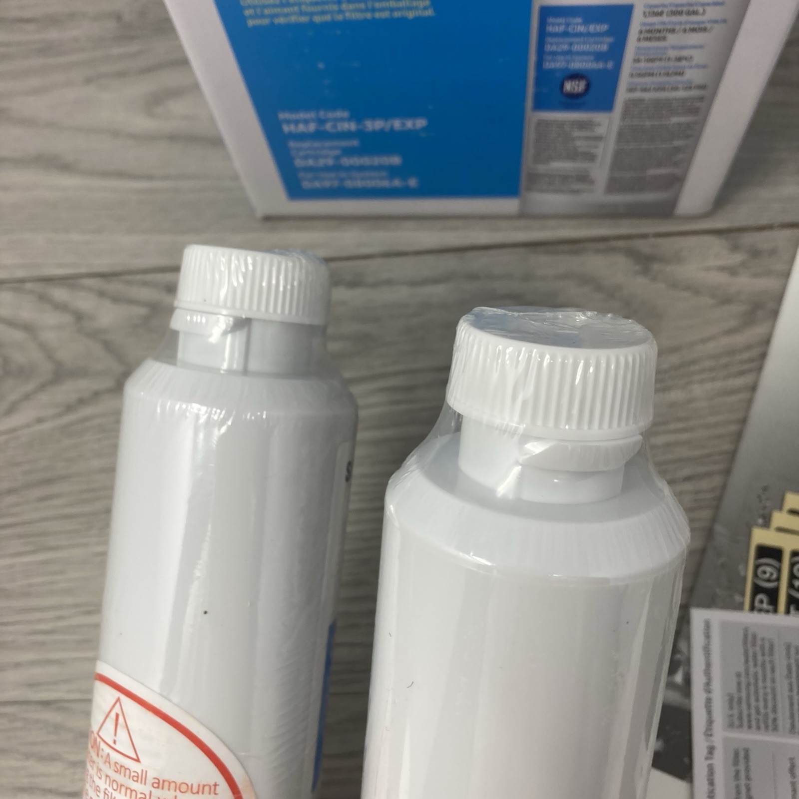 2 Pack Of Samsung HAF-CIN-3P/EXP Ice & Water Refrigerator Filters (Missing 1)