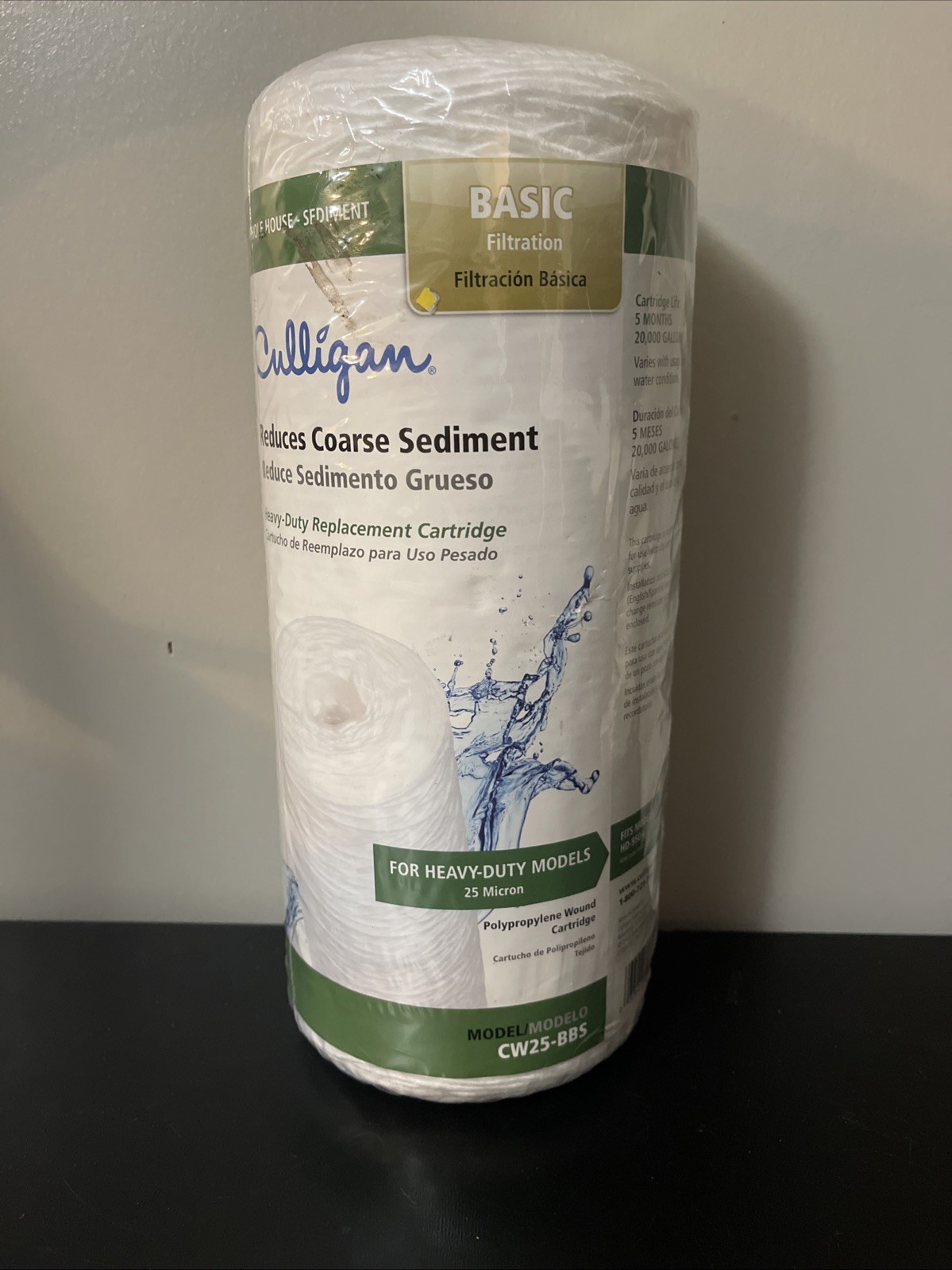 Culligan CW25-BBS Water Filter Replacement Cartridge, 1 Count (Pack of 1)