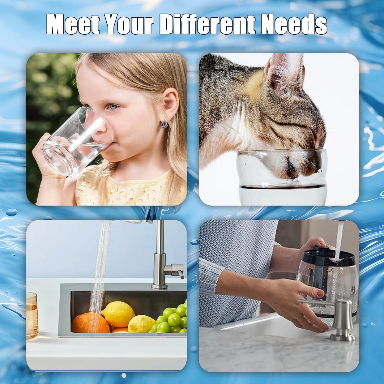 Vortopt Faucet Filter,NSF Certified,400 Gallon High Efficiency Water Purifica…