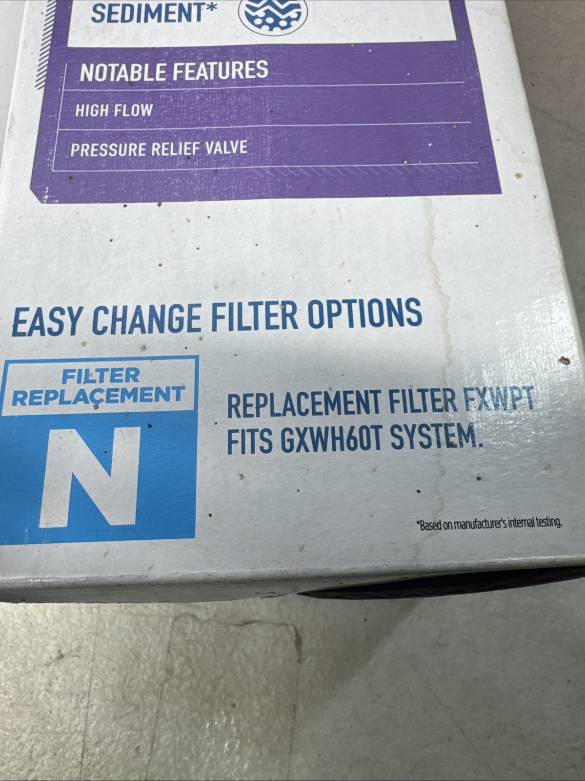 GE Appliances Whole House Replacement Filter FXWPT Fits GXWH60T System