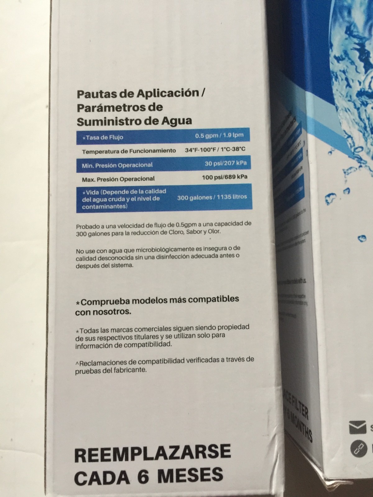 2 packs ICEPURE RWF1000A-S Refrigerator Water Filter LT600P, 469990,