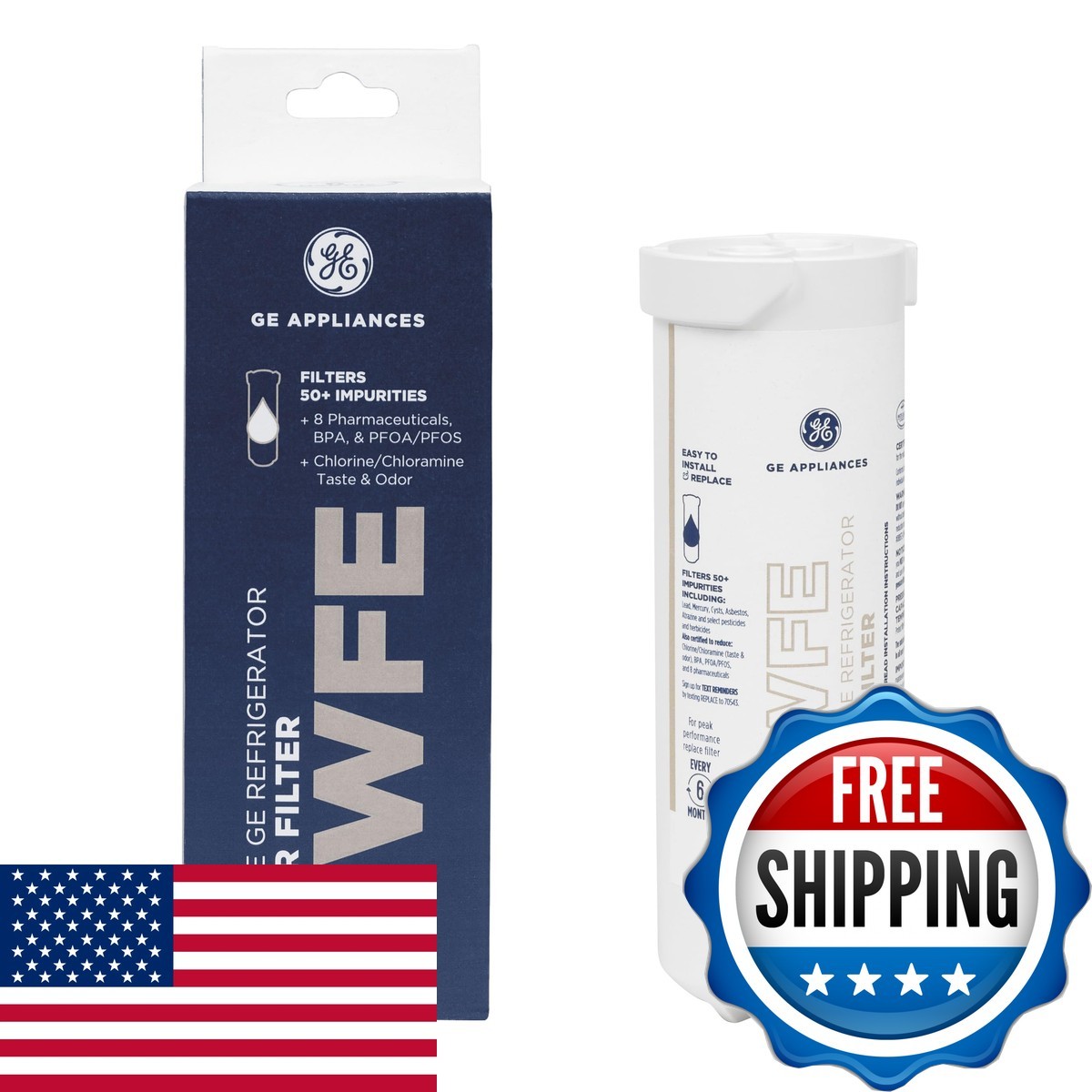 GE XWFE Refrigerator Water Filter Pack of 1