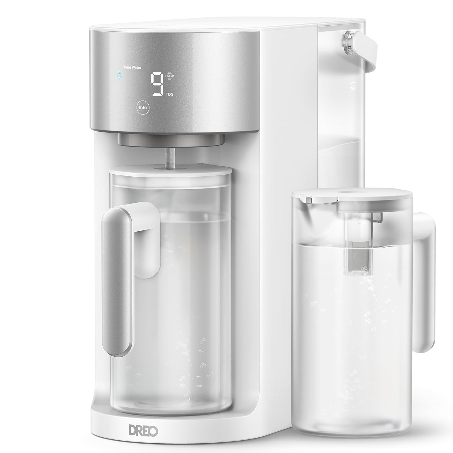 DREO Reverse Osmosis Water Filter Countertop, RO Filtration System, 3:1 Pure to