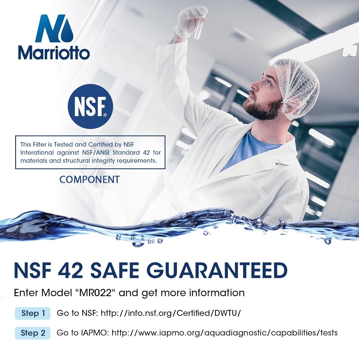3-Pack Marriotto MR022 Water Filter Replacement for Frigidaire NEW/SEALED