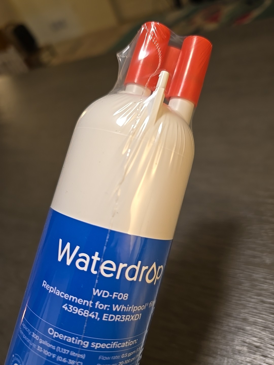 2x – WD-F08 Waterdrop Replacement Refrigerator Water Filters – Brand New Sealed