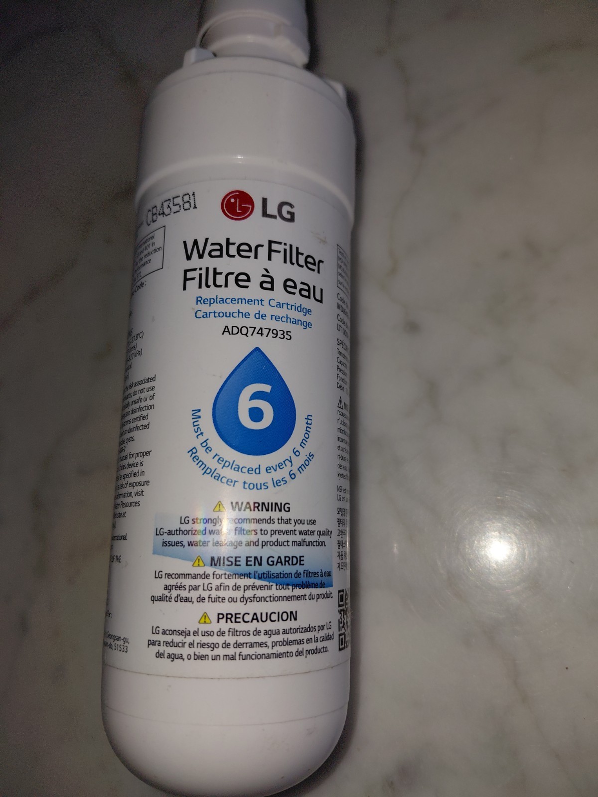 LG LT1000P 6Month / 200Gal Capacity Replacement Refrigerator Water Filter…