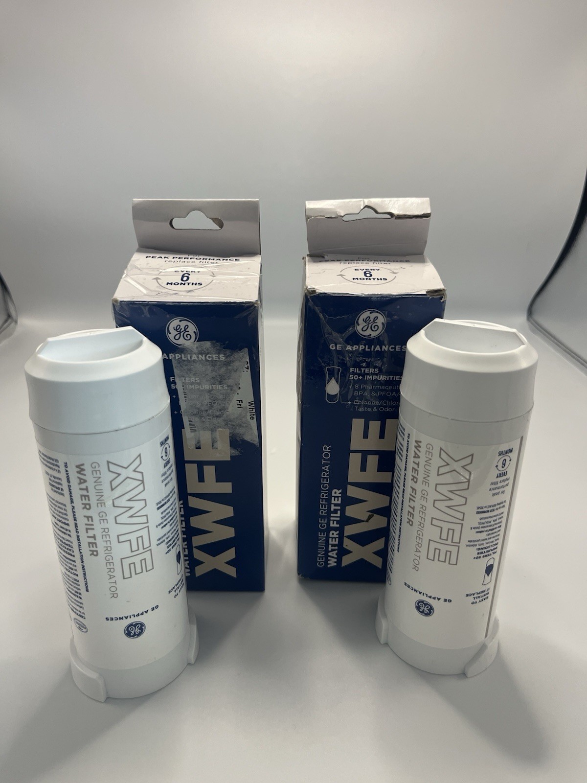 Genuine GE XWFE Refrigerator Filters, Used Lot Of 2 Read Description