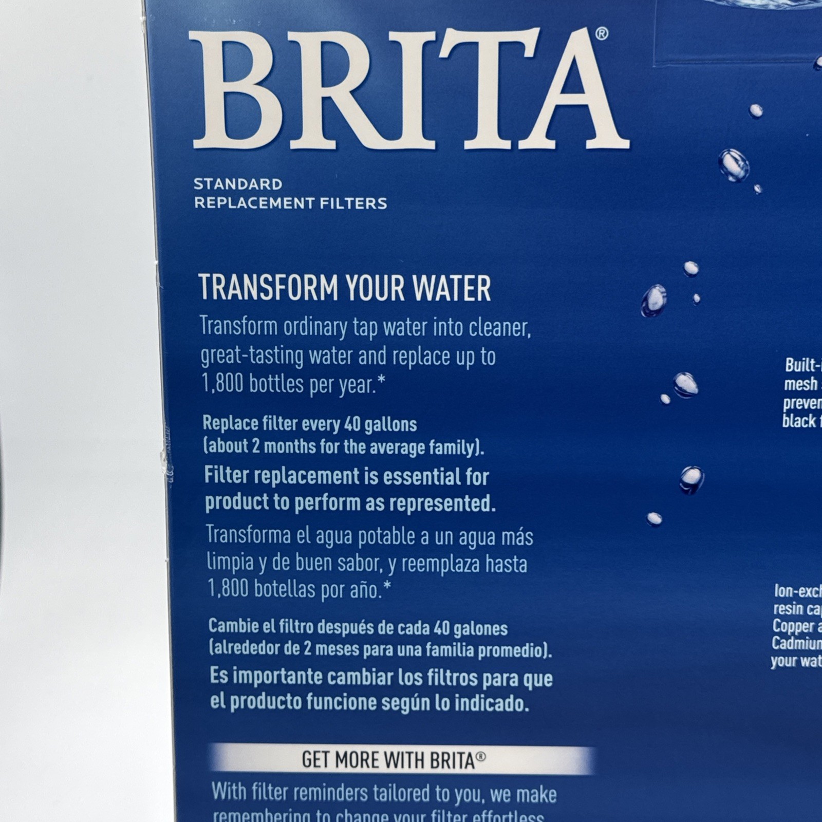 Brita Standard Replacement Filters Value Pack 10 Filters Inside Item #987554