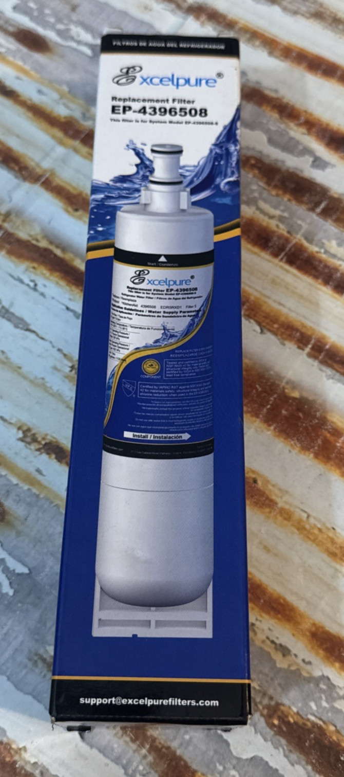 Excelpure Refrigerator Water Filter EP-4396508 Replace Every 6 Months NEW BuyNow